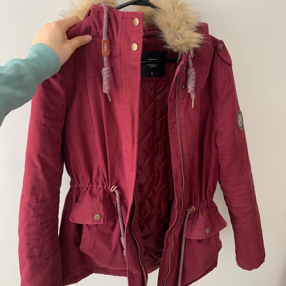 Burgundy Winter Jacket - Picture 1 of 2